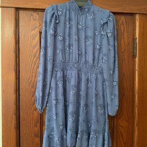 Women's Long-Sleeved Floral Dress